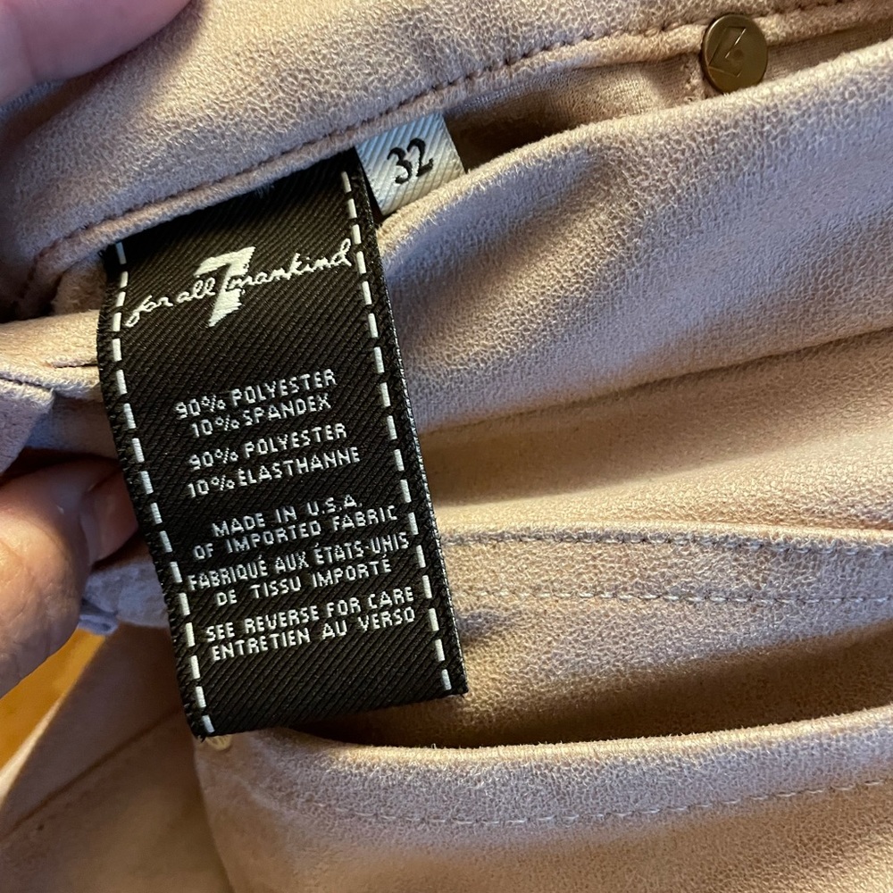 7 for All Mankind Skinny Pants I Sz 32 - Picture 6 of 6